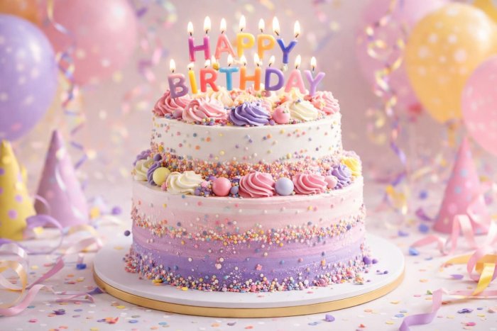 Торт на день рождения